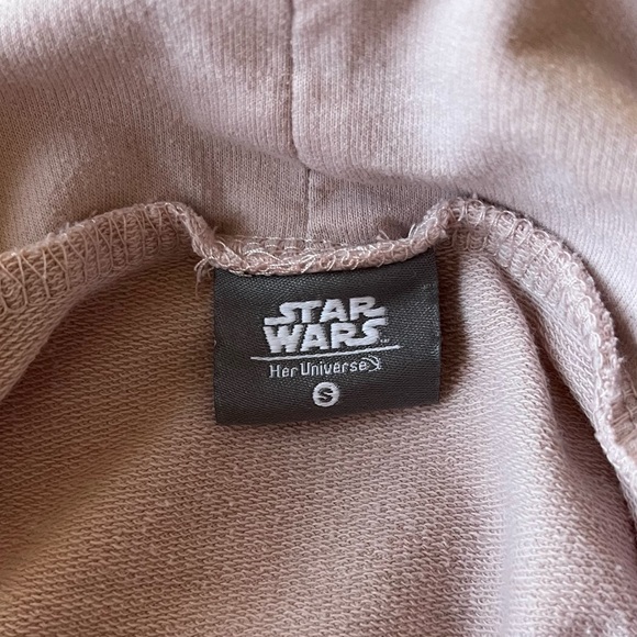 Her Universe Star Wars May The Force Be With You Pink Cowell Neck Sweatshirt - Picture 3 of 8